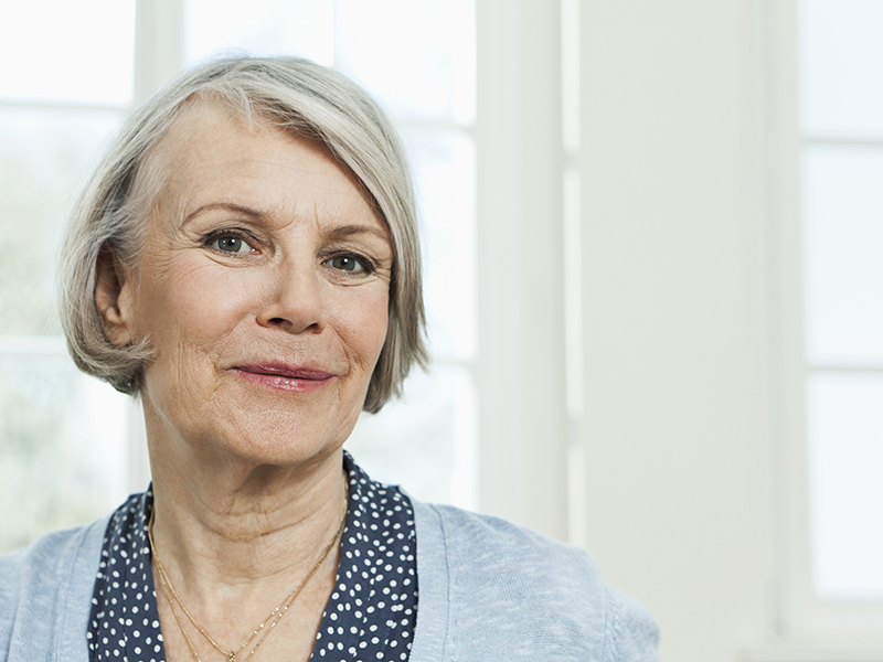 senior woman on the Select Plan by Senior Care Plus